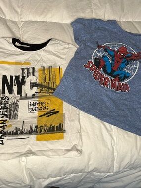Marvel Boys Blue Spider-Man Graphic Tee